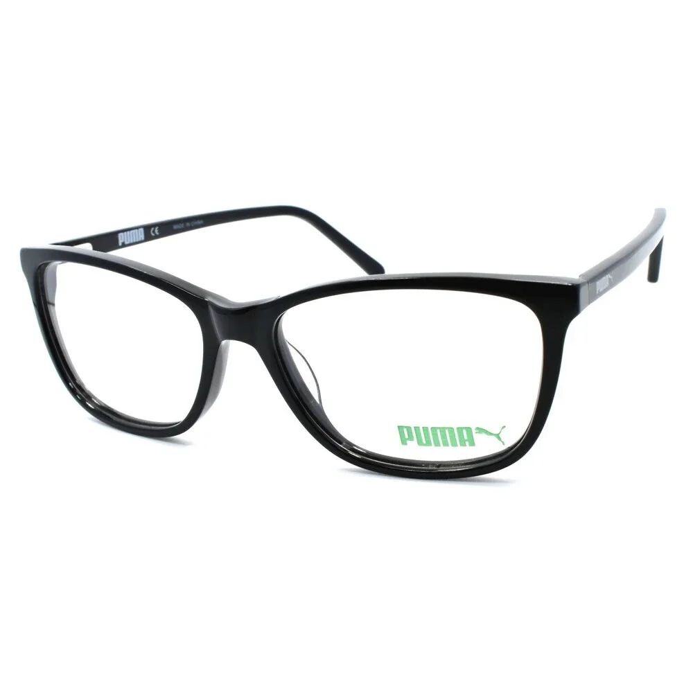 PUMA PE0018O 005 Women's Eyeglasses Frames 52-15-135 Black
